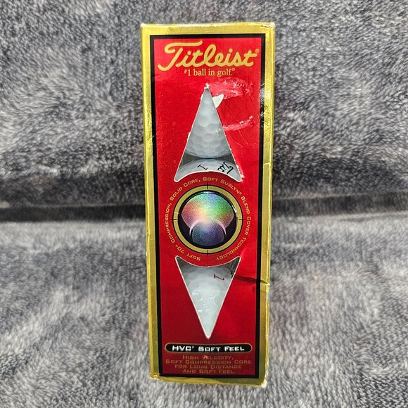 Titleist HVC Soft Feel 3 pack golf balls High Velocity Soft 70+ Compression - Picture 1 of 11